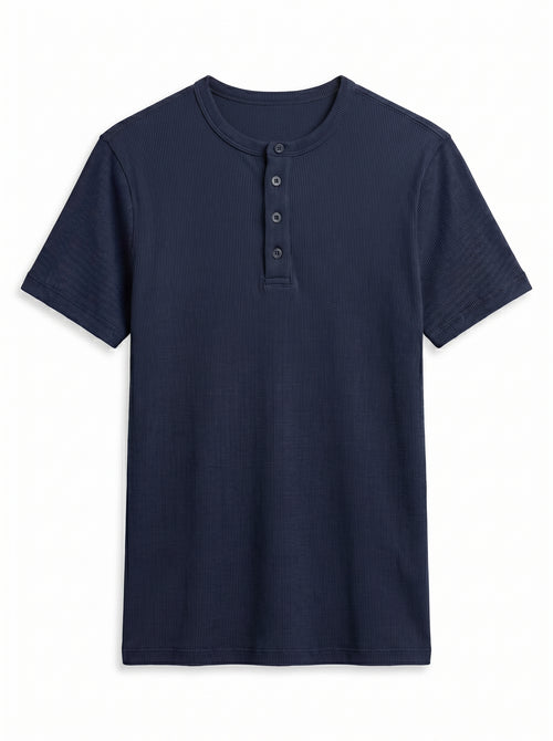 Navy Henley T-Shirt