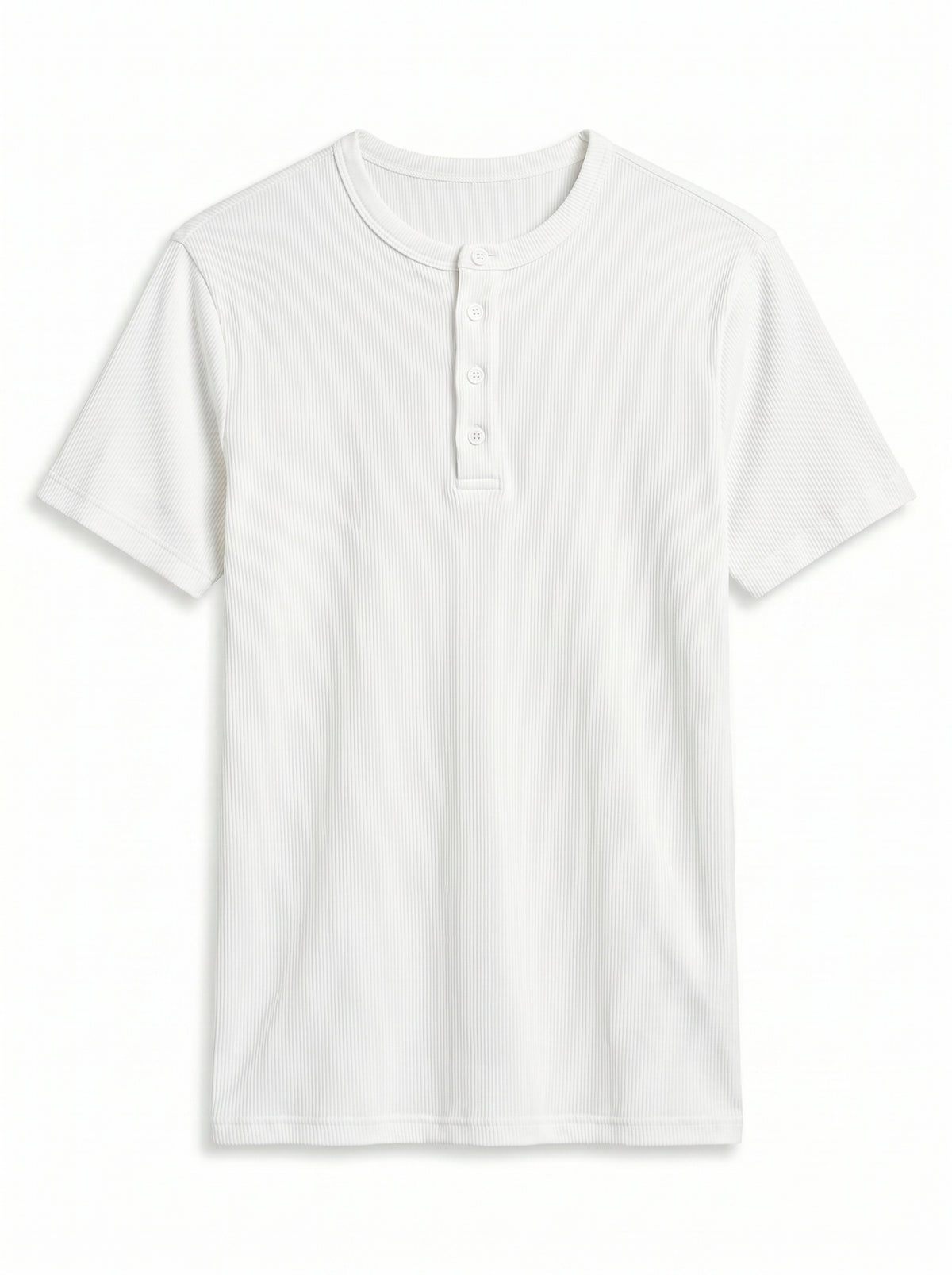 Creamy Henley T-Shirt